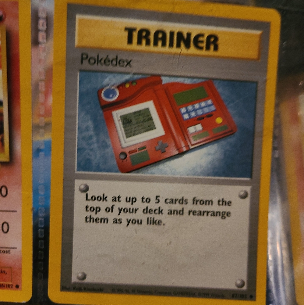 Pokémon card  pokedex  base near mint